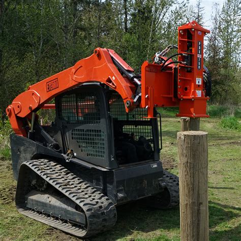 mini skid steer pro driver|Mini Post Driver .